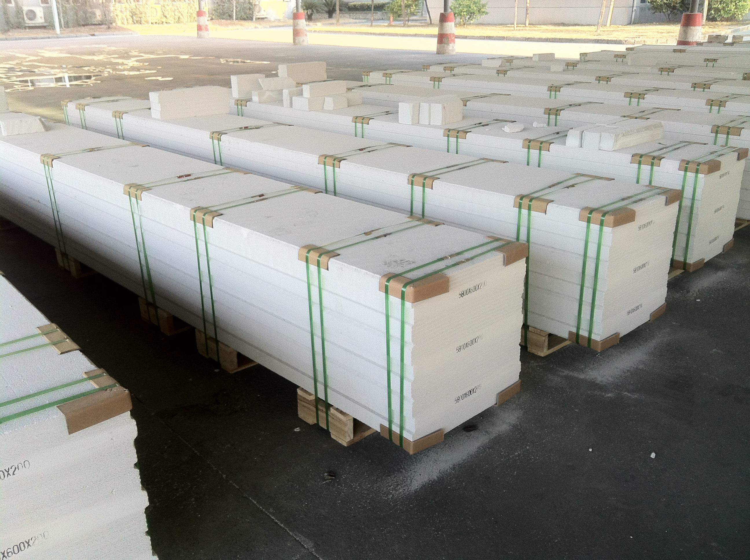 Lightweight Smooth Fence AAC Panel for Large Factories