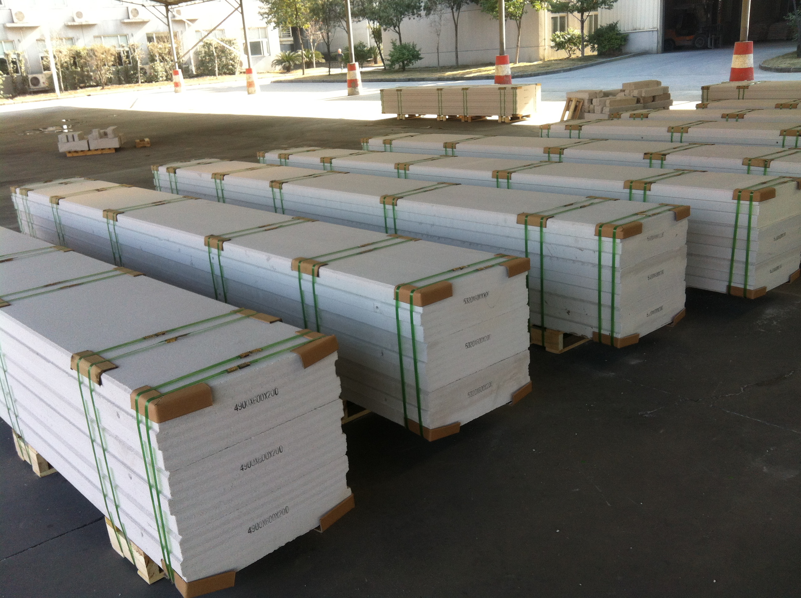 Lightweight Smooth Fence AAC Panel for Large Factories