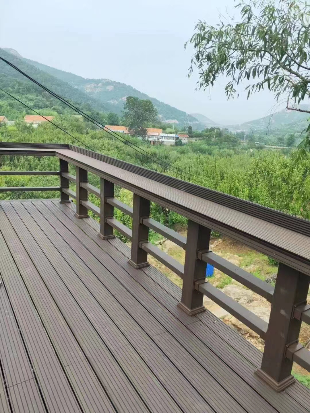 Mix Color Conventional WPC Floor for Furniture Outdoor Facilities